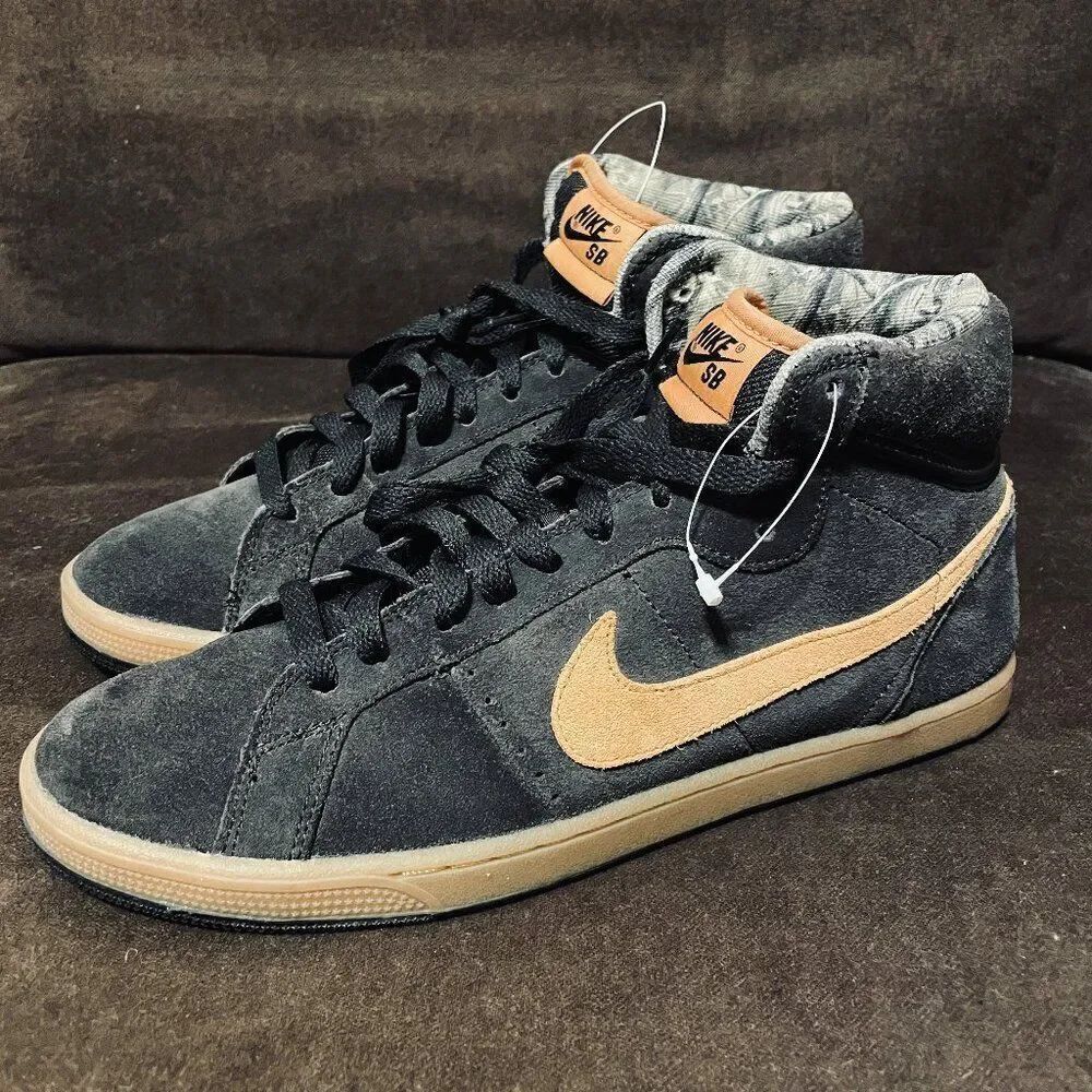 Nike SB Dunk Skateboarding Gum Rubber Soles Vintage OG 2010 Chocolate Suede 8.5